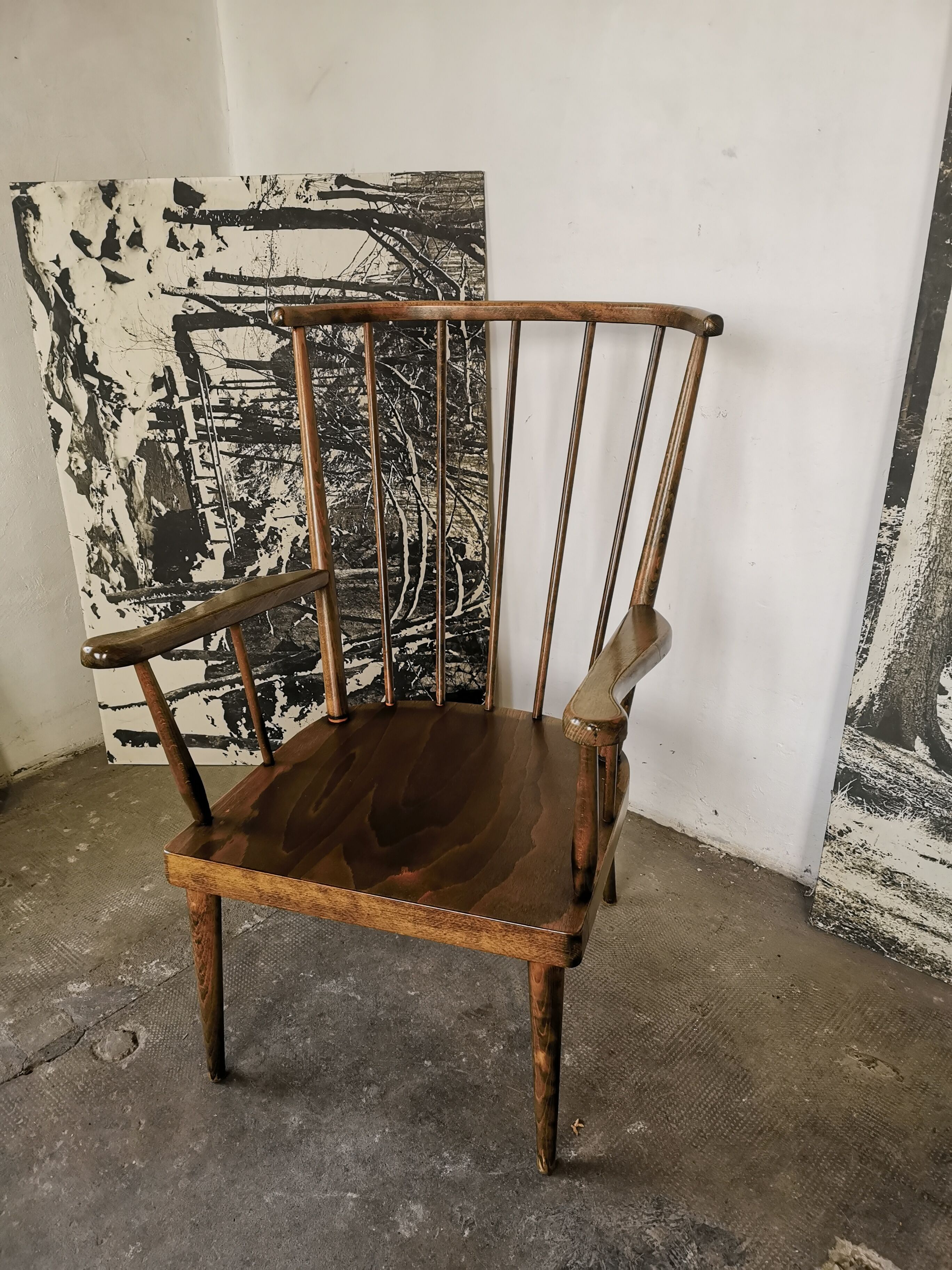 Fauteuil Baumann modèle éventail