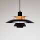 Louis Poulsen ph5 pendant light | Poul Henningsen | restoration | black