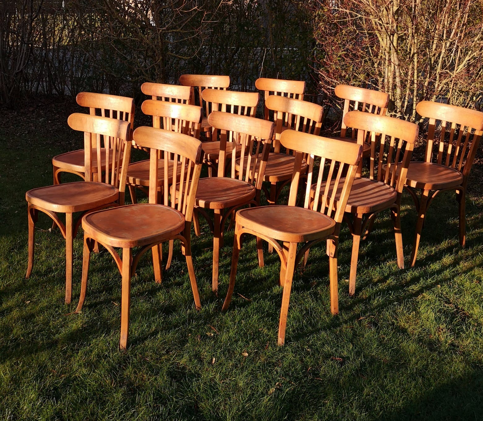 Set of 8 chairs Bistro Baumann