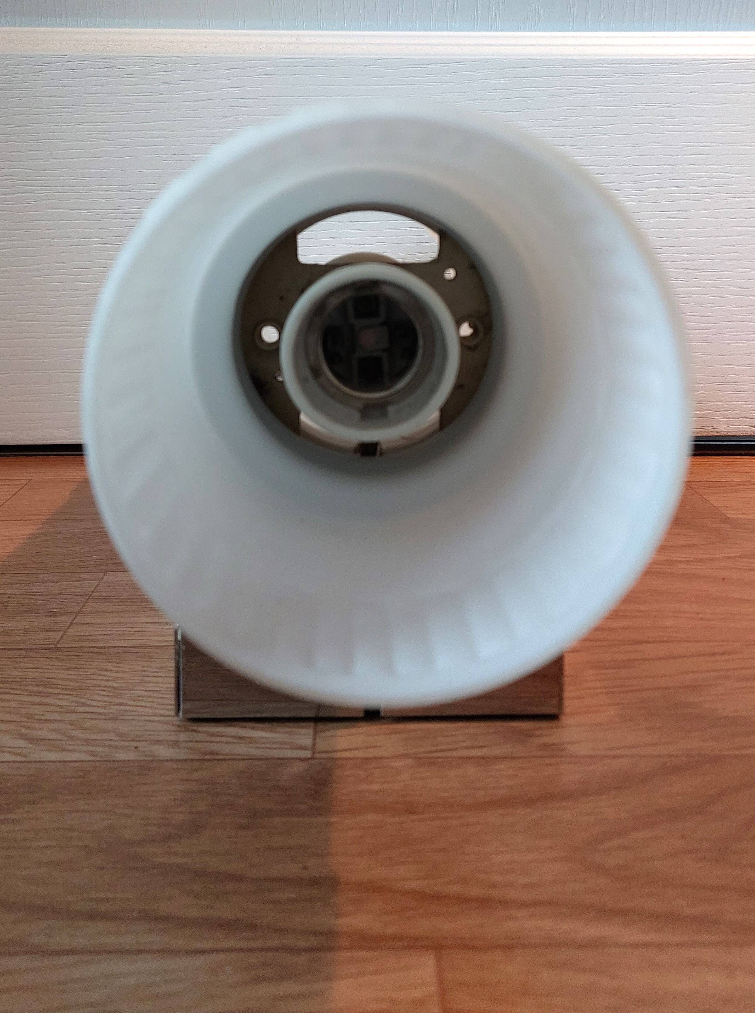 Large vintage cylindrical mid-century wall light.
