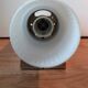 Large vintage cylindrical mid-century wall light.