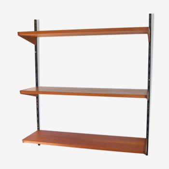 Danish MidCentury Teak Shelves by Kai Kristiansen for FM Møbler, 1960s