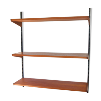 Danish MidCentury Teak Shelves by Kai Kristiansen for FM Møbler, 1960s