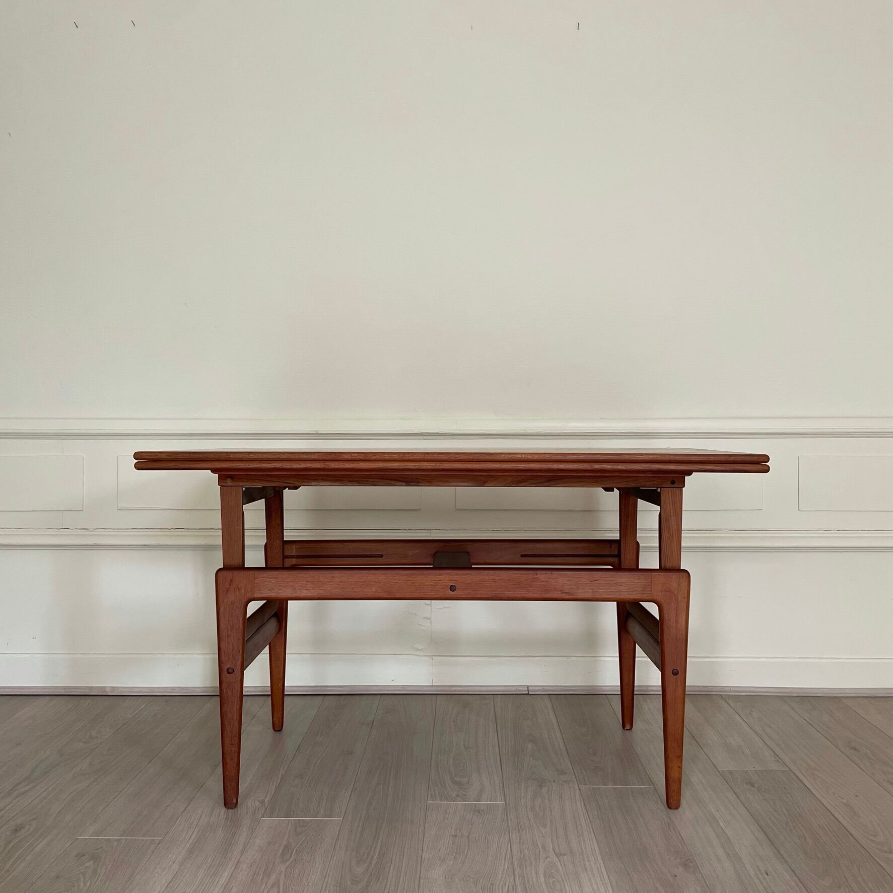 Coffee/Dining Table, elevator by Kai Kristiansen, teak, Denmark 1960