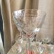 Suite de 10 verres a porto vin cuit ou digestif en verre cisele