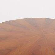 Italian round dining table in veneer, 1930s