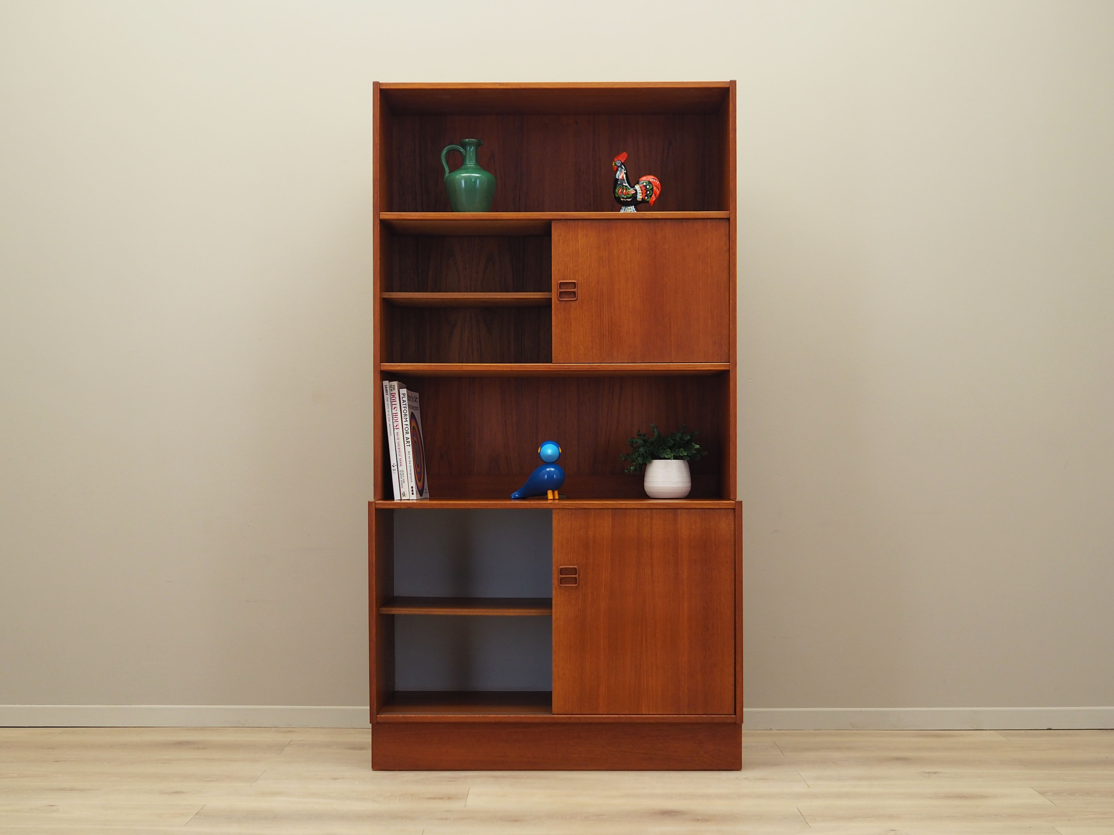 Teak bookcase, Danish design, 1960s, production: Denmark