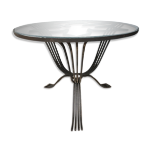table basse fer forgé