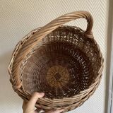 Panier osier rond