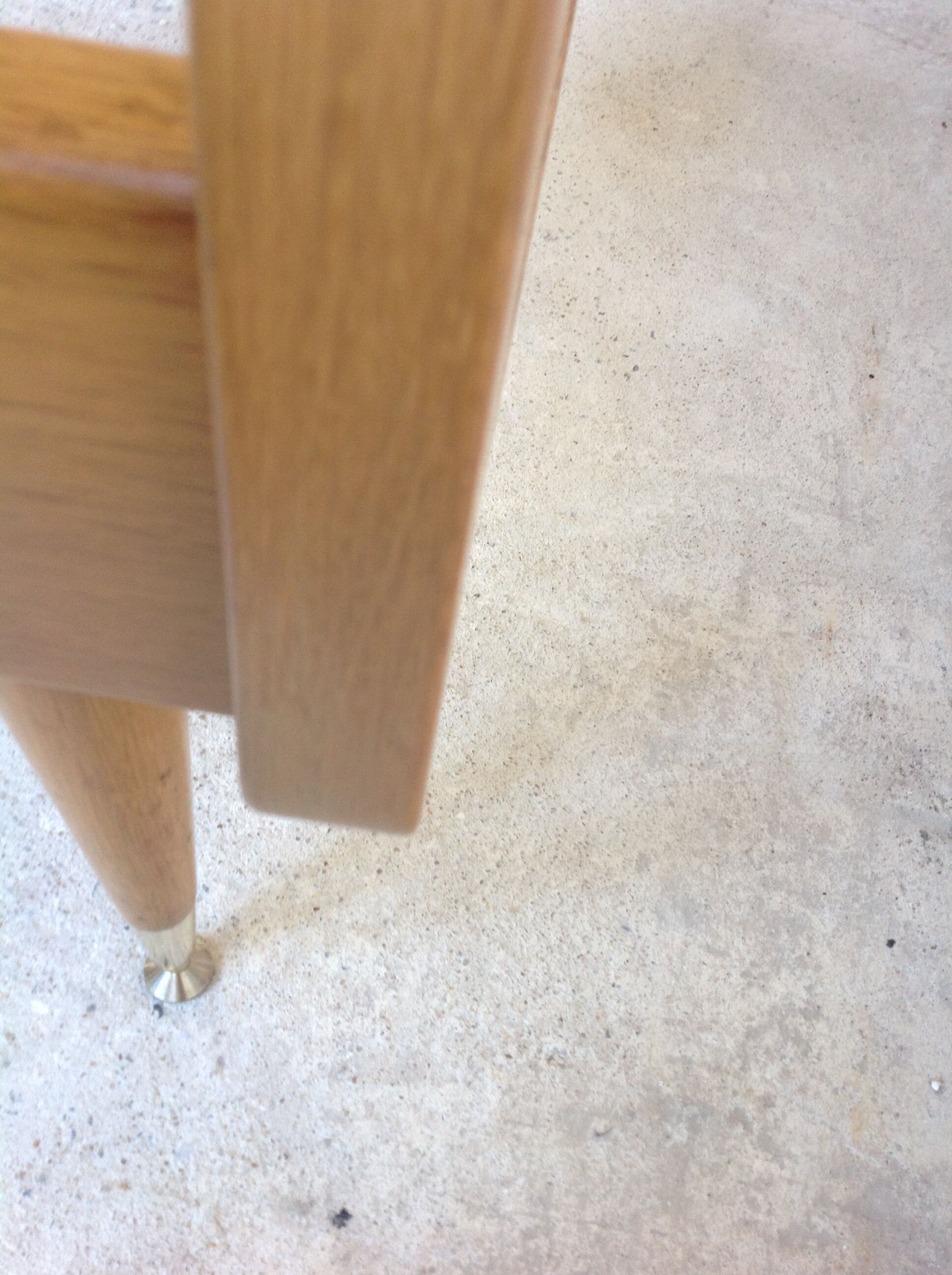 Vintage rattan wood bed