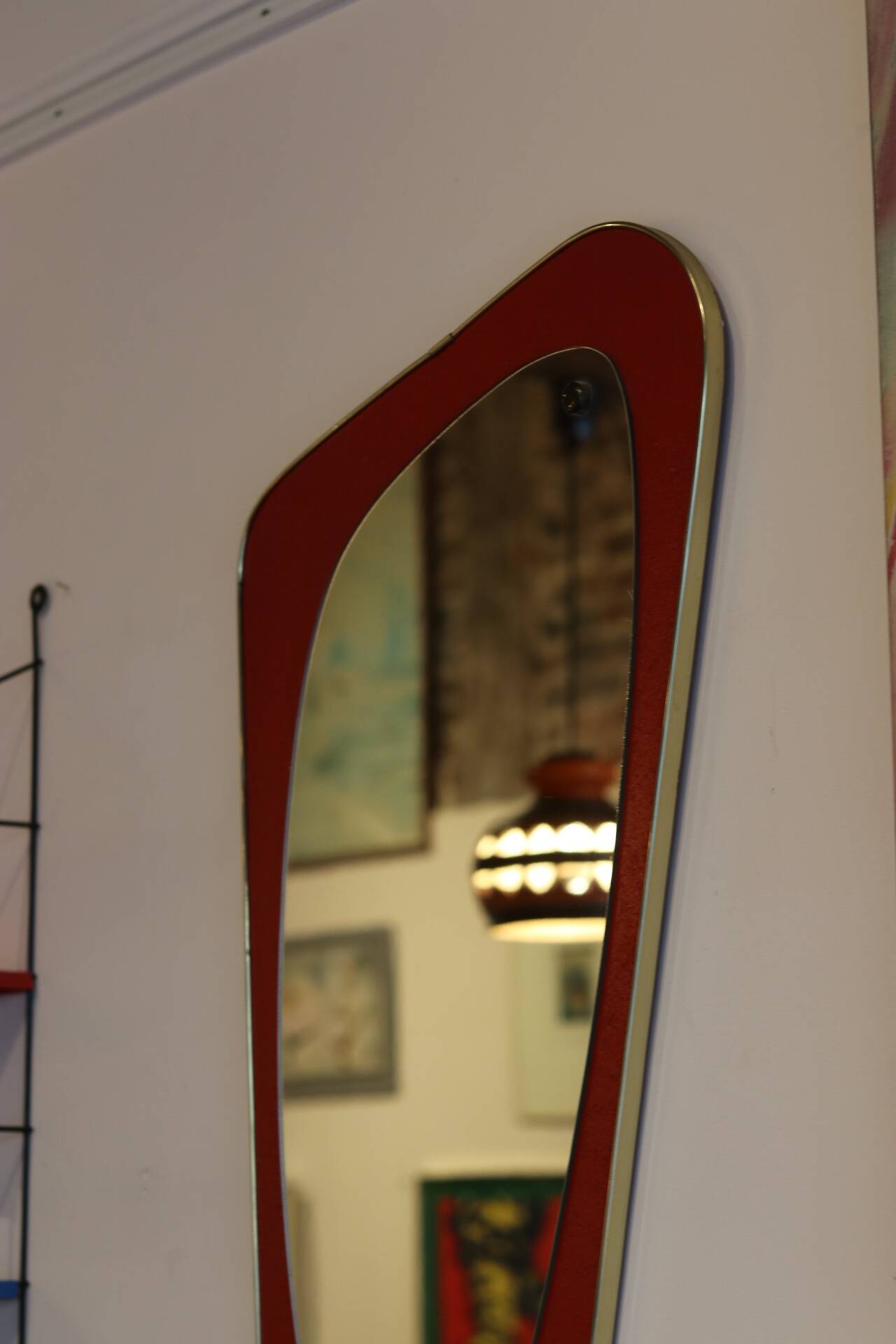 Grand miroir rétroviseur vintage