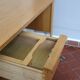 Scandinavian light wood desk