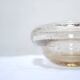 Empty vintage glass pocket blown by the glassworks of Biot