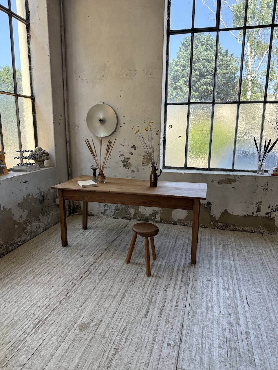 Cherry farmhouse table 1m8