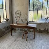Table de ferme en cerisier