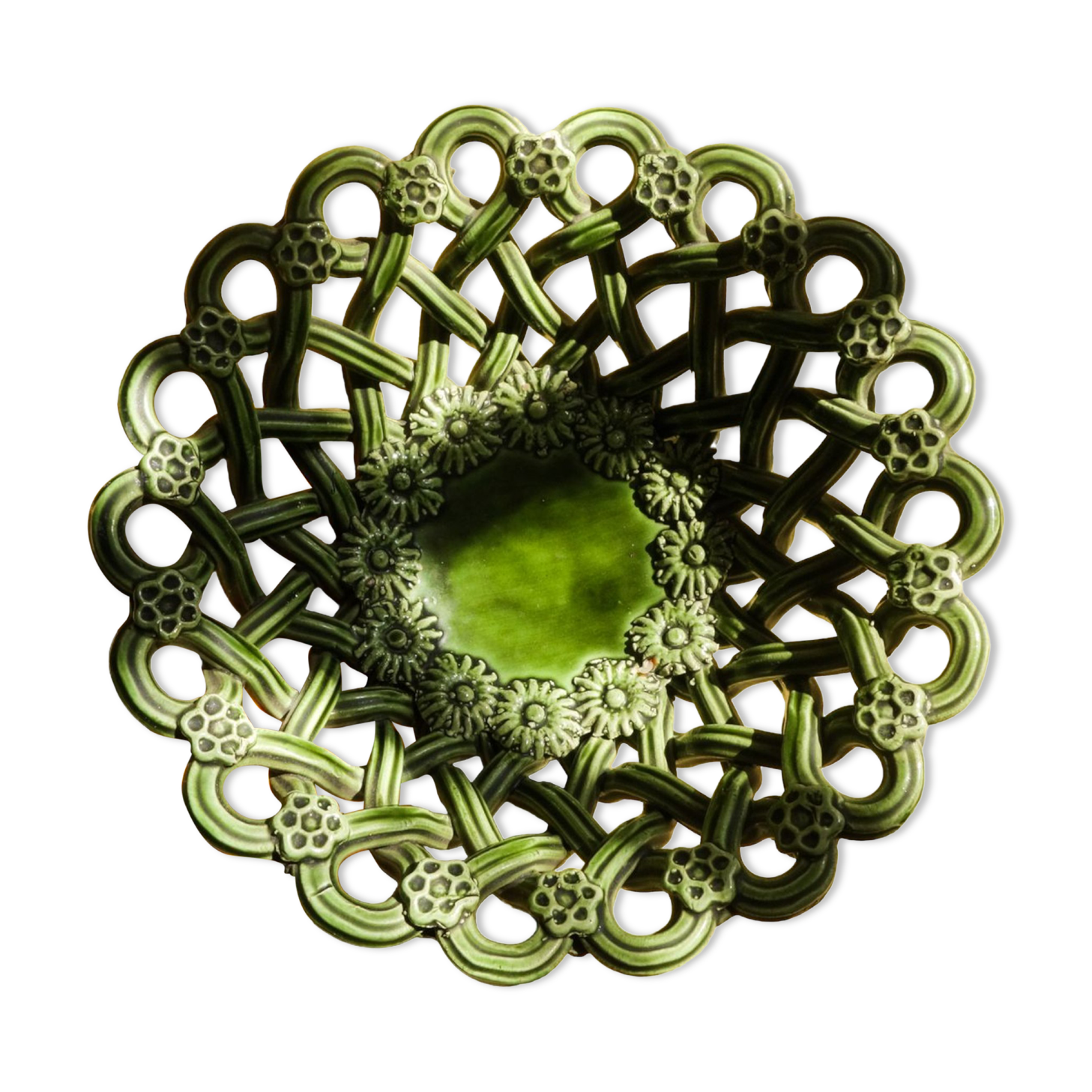 Pichon Uzes Braided Ceramic Fruit Bowl.