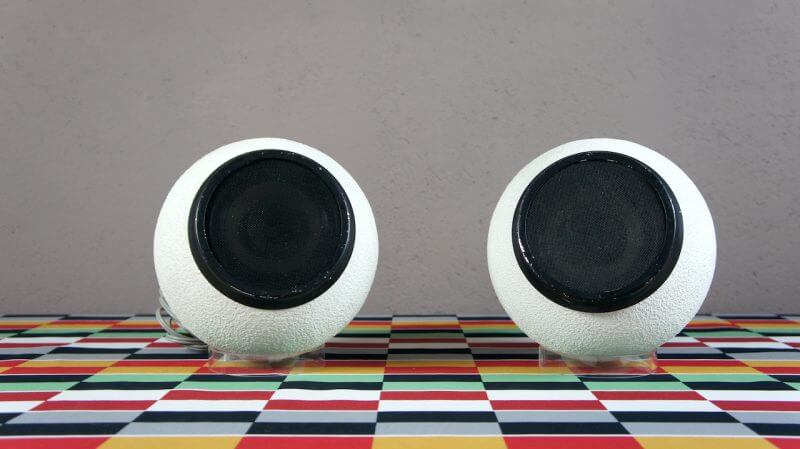 Pair of speakers design vintage 1970