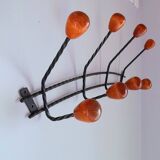 1950s wall coat rack