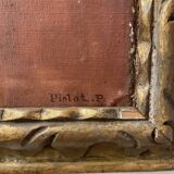 Oil painting flowers 1900