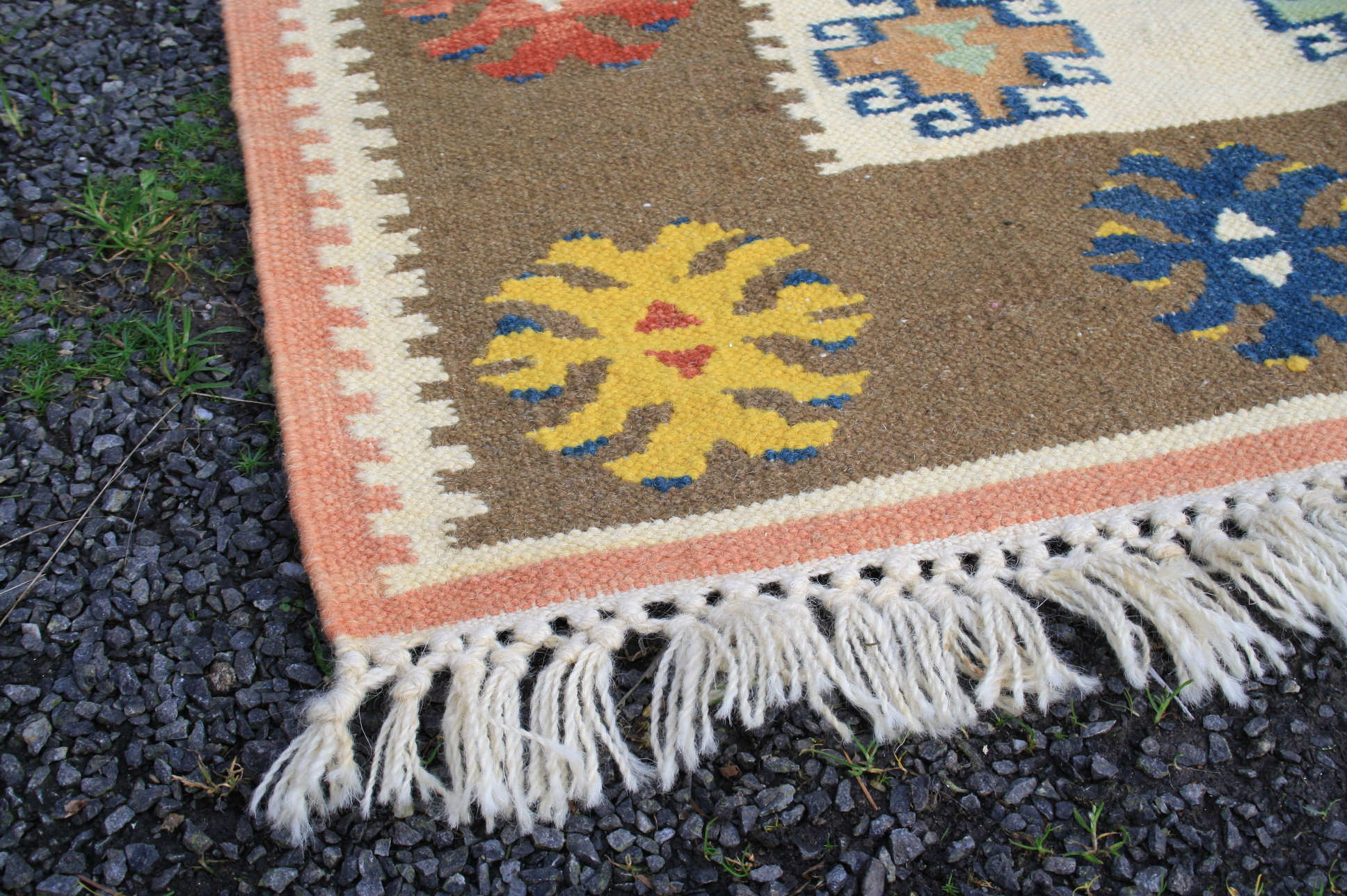 Tapis Kilim vintage, 200x140 cm