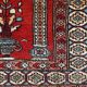 Vintage Turkish Konya handmade carpet 62cm x 92cm 1970s