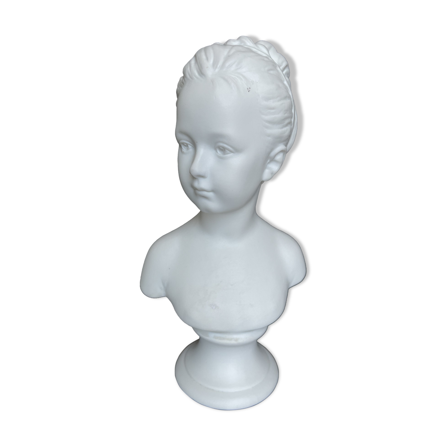 Biscuit bust of Houdon