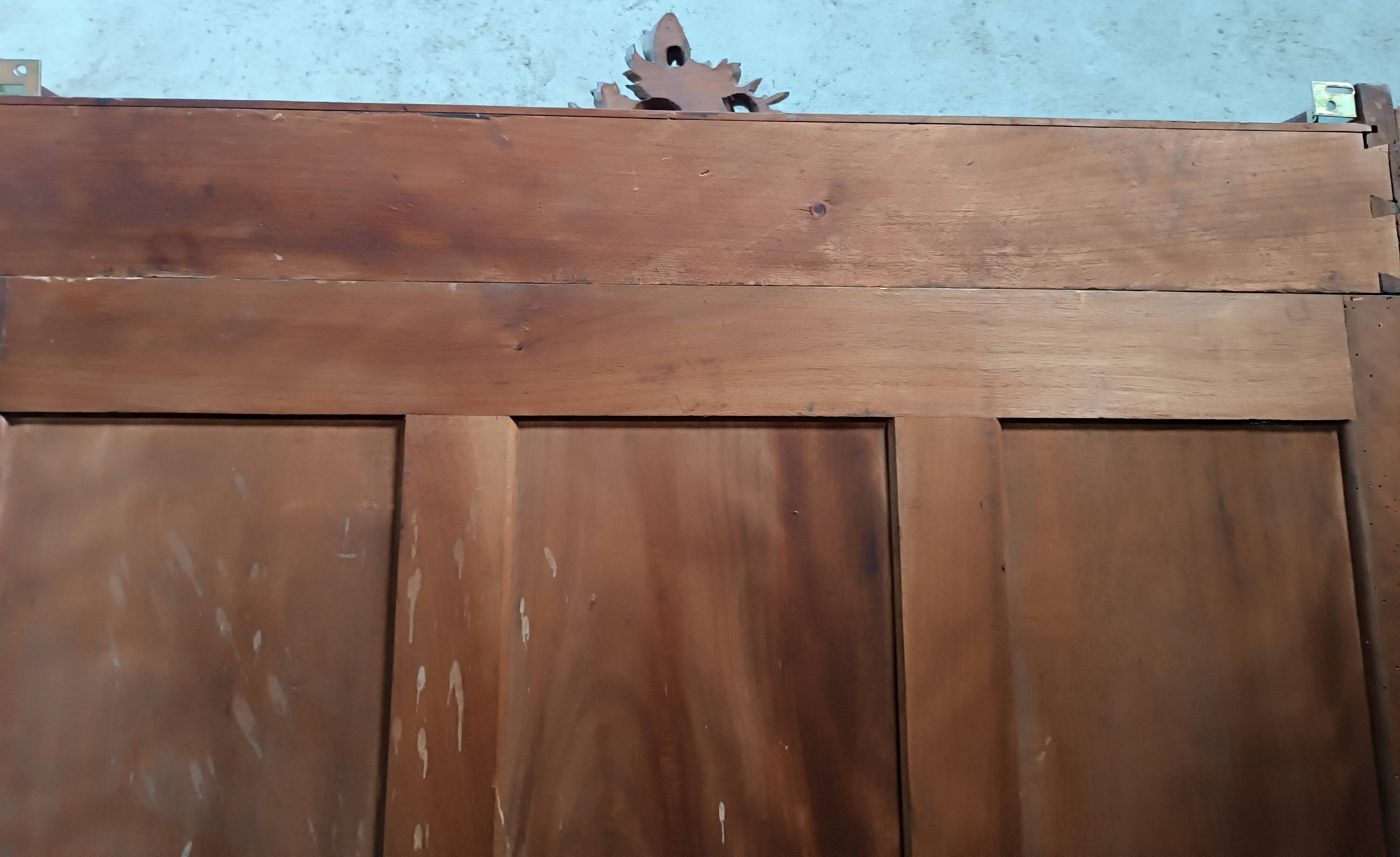 Rococo library in walnut