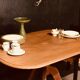 Victorian Tilting Breakfast Table in Raw Wood Mahogany