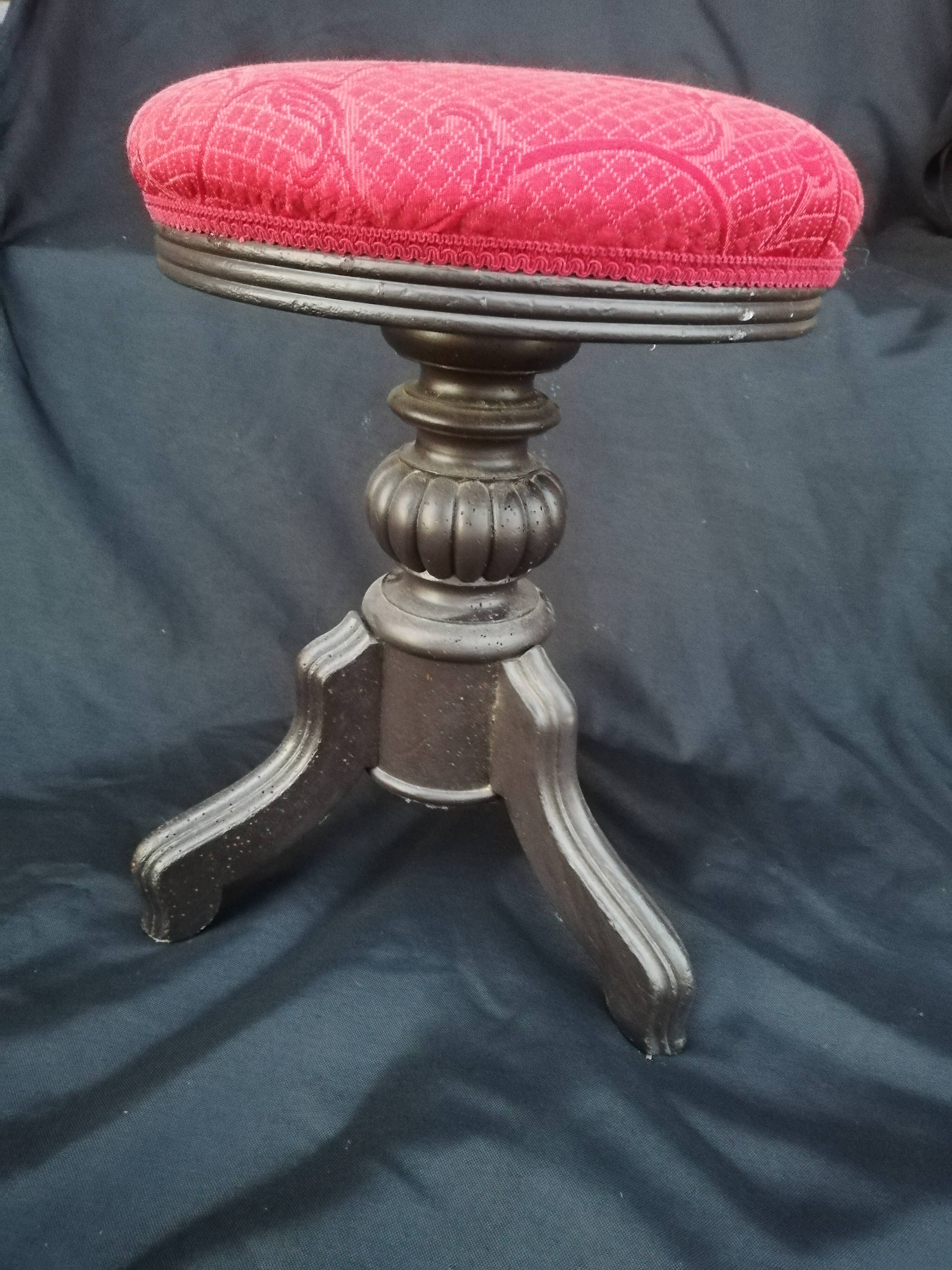 Piano stool, Napoleon lll style