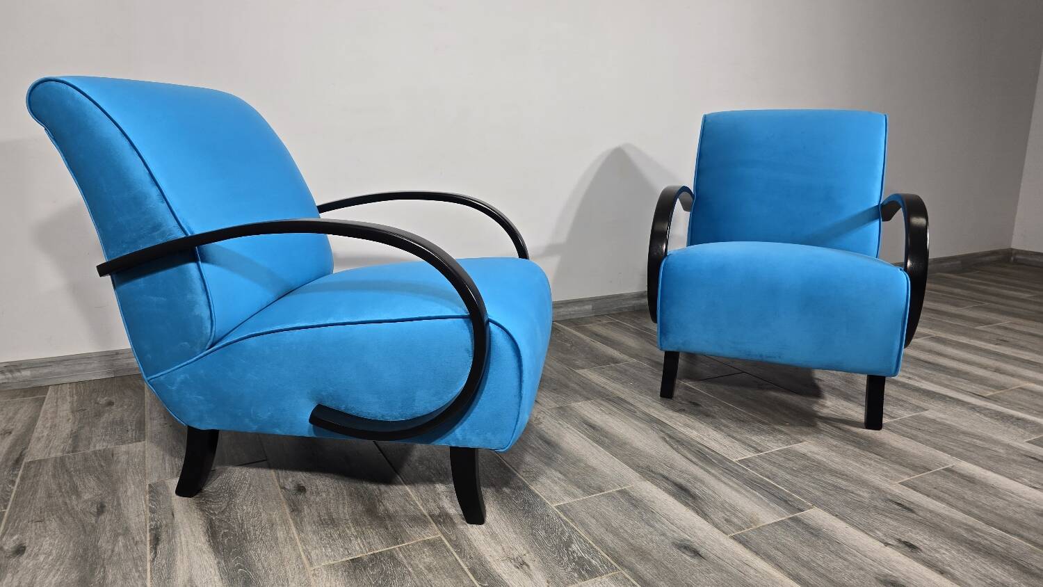 Set of Lounge Chairs by Jindrich Halabala, 1940s