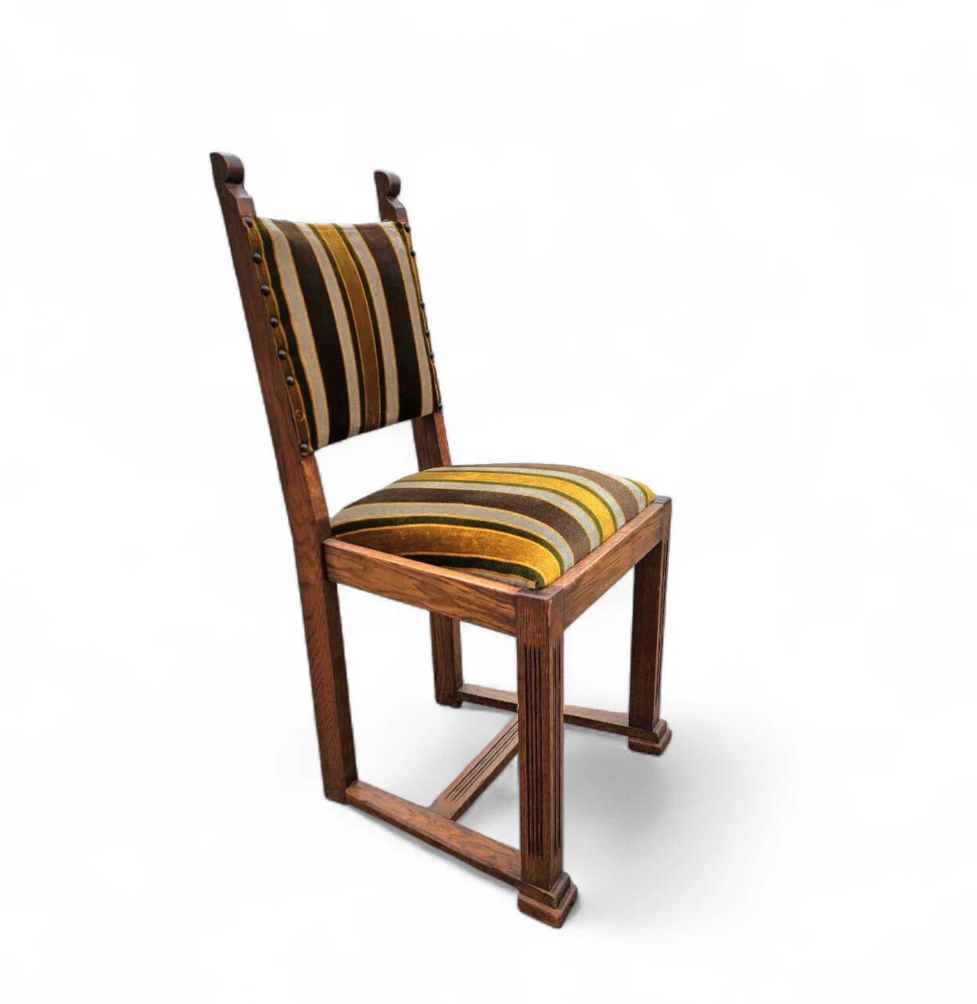 4 x Swedish / Oak Neoclassic / Grace / Dining Chairs