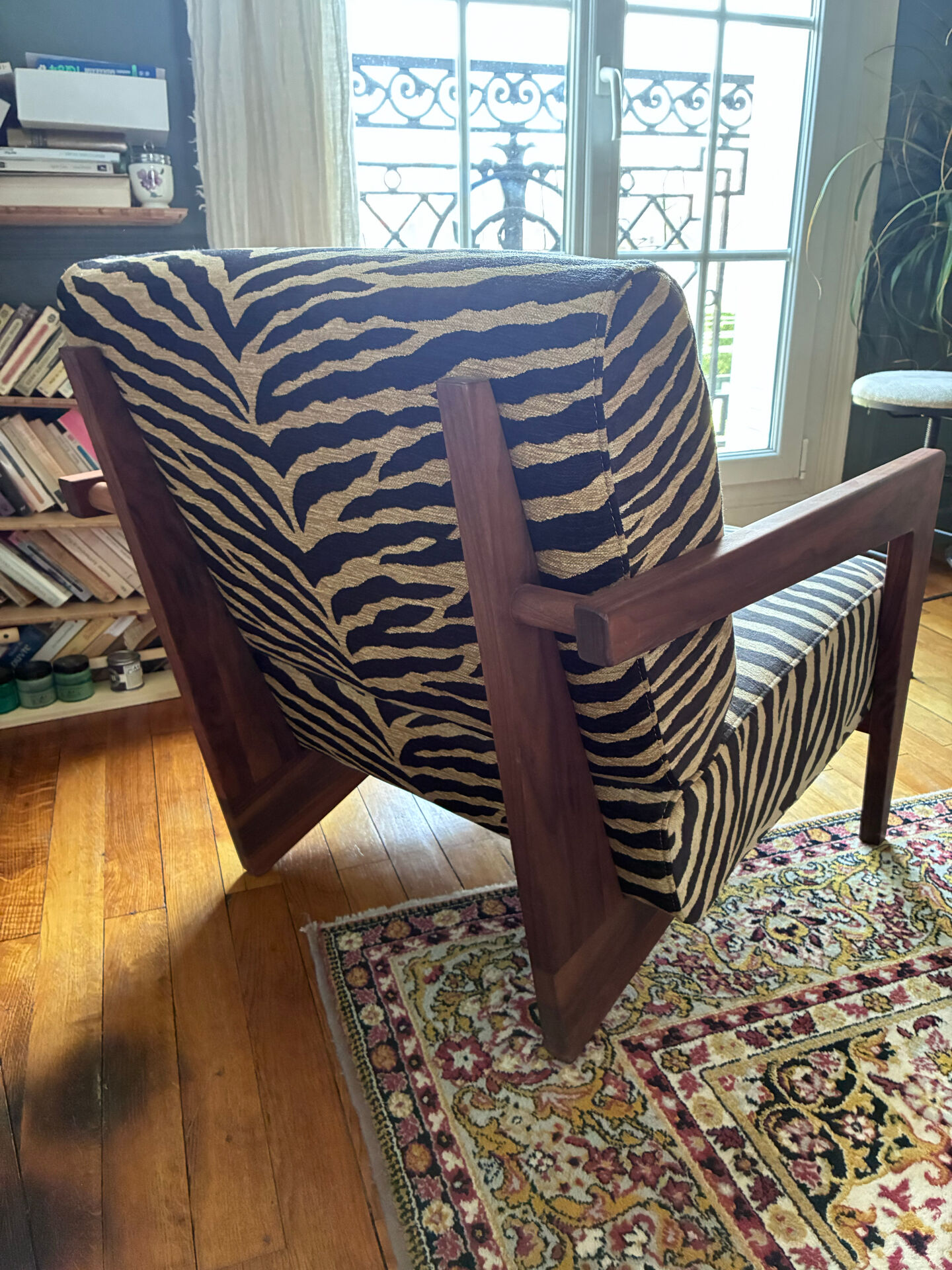Fauteuil Izag AMPM tissus Jacquard