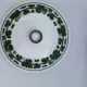 Vintage Meissen porcelain bonbonniere / lidded sugar bowl with vine leaf design, 1930s