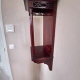 Mahogany wall shelf
