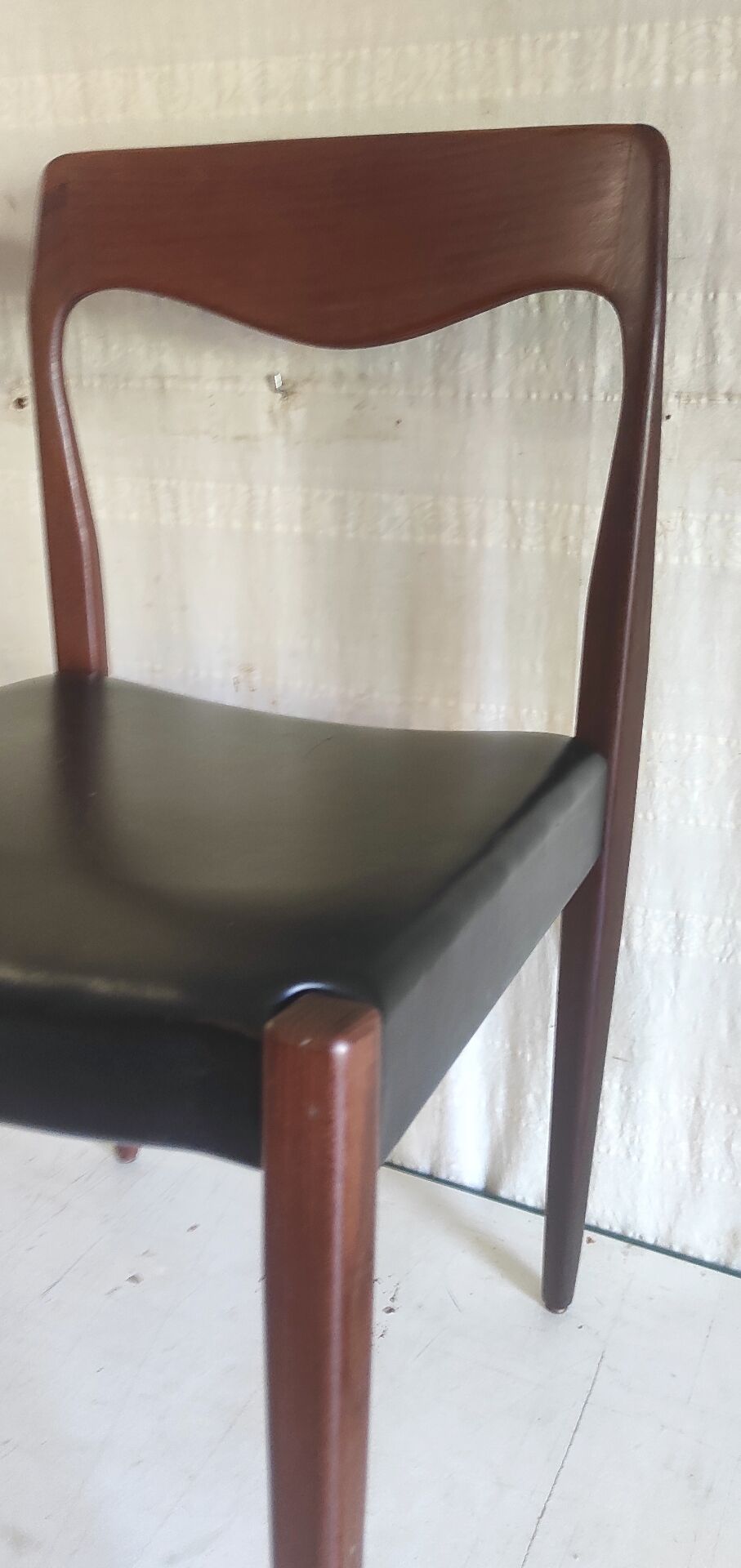 Pair of teak chairs in Scandinavian style - 1960s