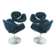 Set of 4 Swivel Little Tulip Dining Chairs by Pierre Paulin for Artifort, 1