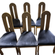 6 vintage brutality chairs