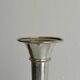 Vintage patinated metal soliflore vase