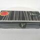 Salt and pepper shaker signed Daum design 70s in their original box