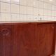 Vintage Danish cabinet with sliding doors