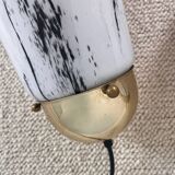 Glass pendant lights by Peill & Putzler, Petunia model 1970