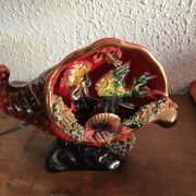Lampe veilleuse coquillage céramique vallauris