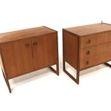 "Double" teak Scandinavian chest of drawers, Möbel-IKEA, Sweden, 1960