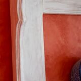 étagère / vaisselier mural en bois effet sablé ancien début XXème