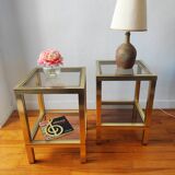 Pair of vintage 1970s side tables