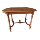Élégante Table / Petit Bureau Vintage en Bois Marqueté