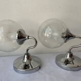 Pair of 60s/70s wall lights