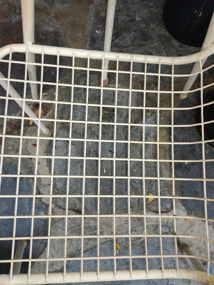 Set table and chairs EMU model Rio of the 1950s