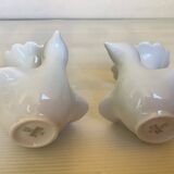 Eight bird candlesticks from Bavaria and Arzberg, Germany