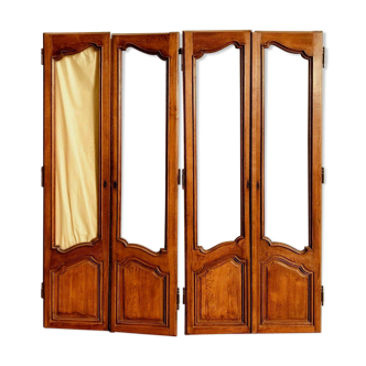 Pair of stylish solid oak double doors